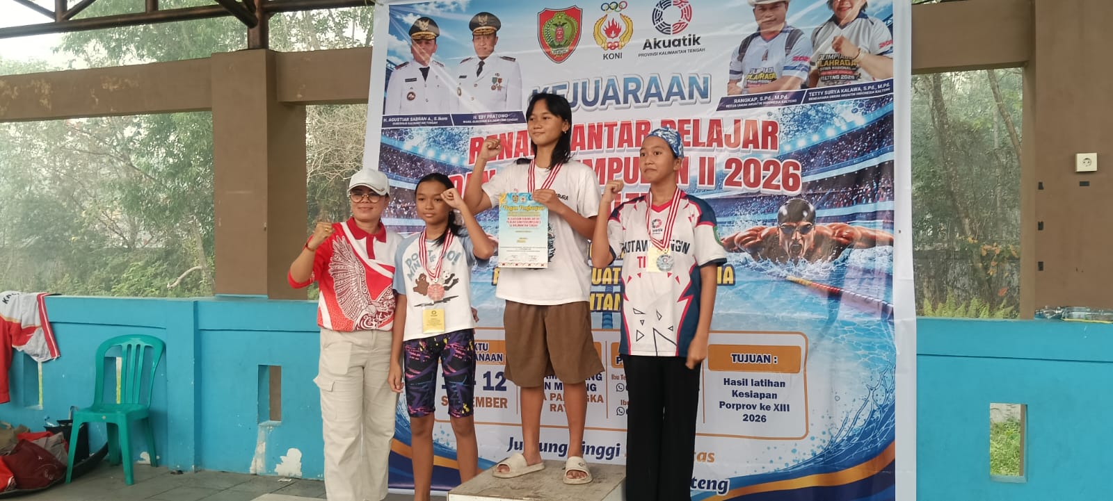 Foto: Renang Antar Pelajar dan Perkumpulan II Se-Kalimantan Tengah 2026