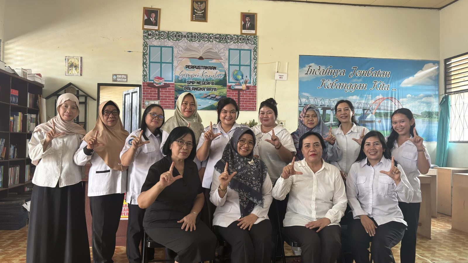 Penyusunan Program Kerja Literasi  Numerasi SMPN 8 Palangka Raya